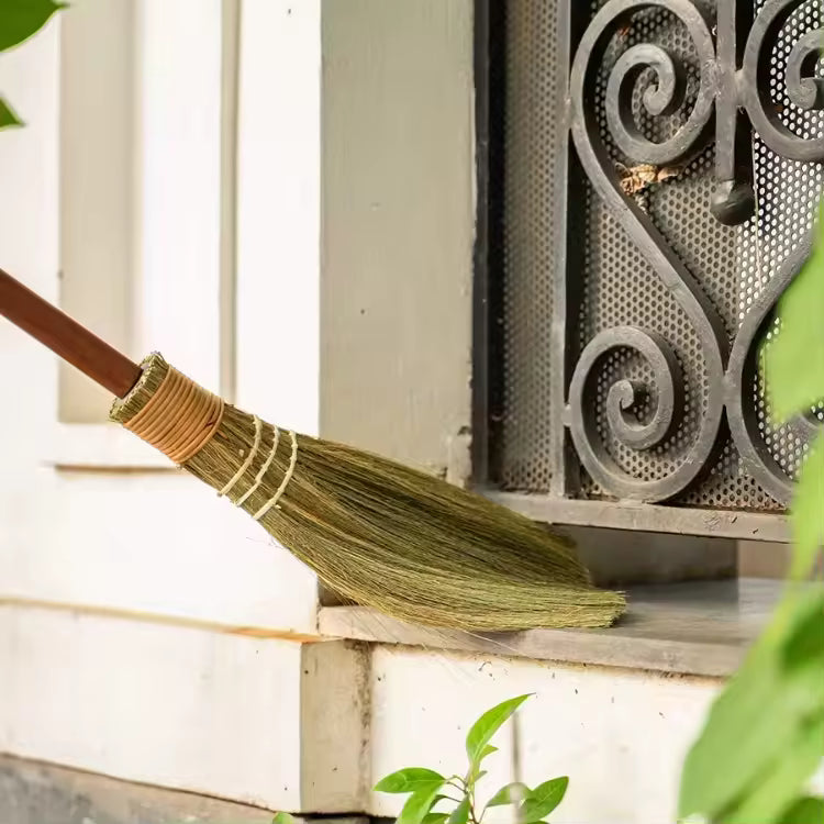 High Quality Natural Grass Broom/Wedding Broom/Jumping Broom Home Decoration