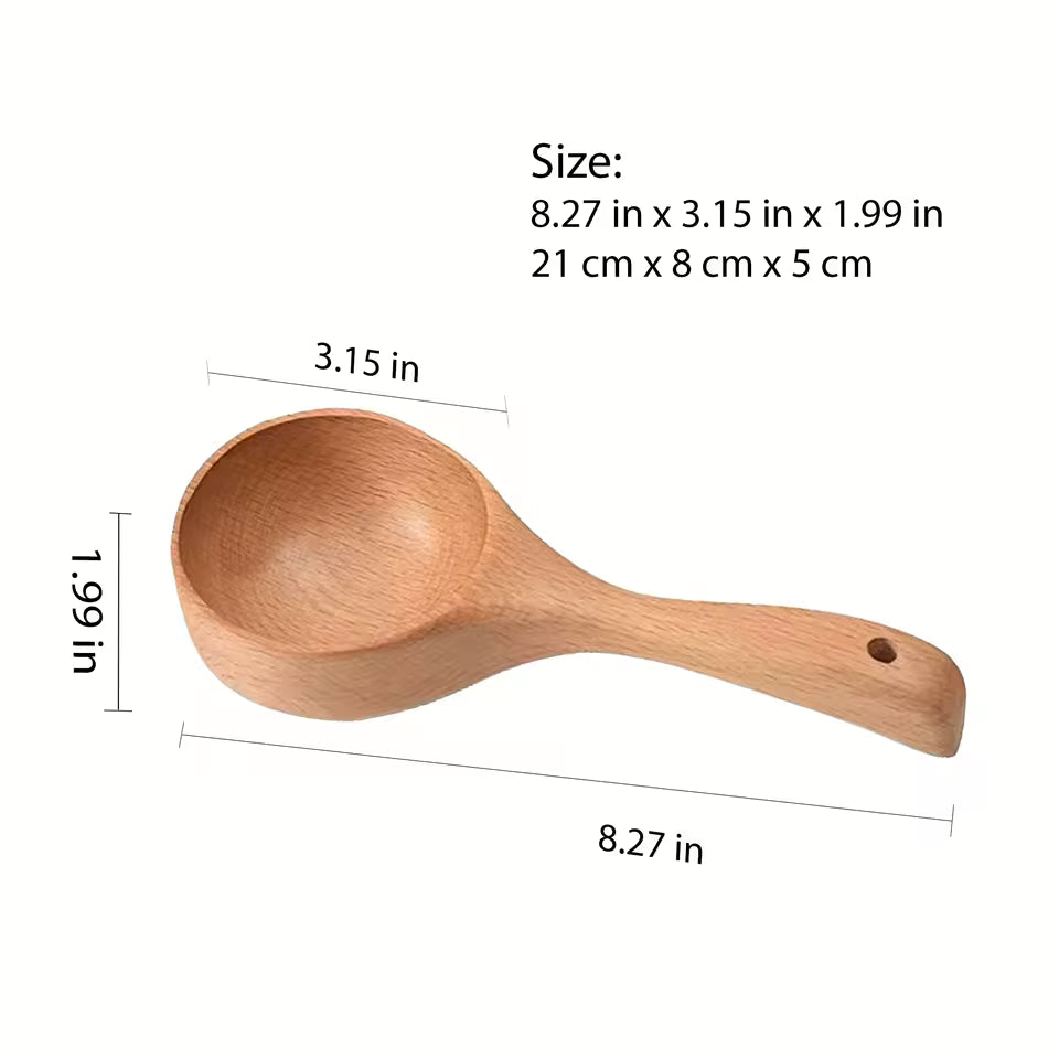 Extra-large Wooden Spoon Noodle Ramen Wooden Spoons Creative Wooden Soup Spoon For Meal