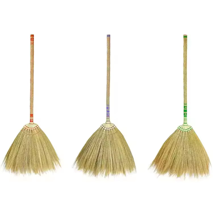 High Quality Natural Grass Broom/Wedding Broom/Jumping Broom Home Decoration