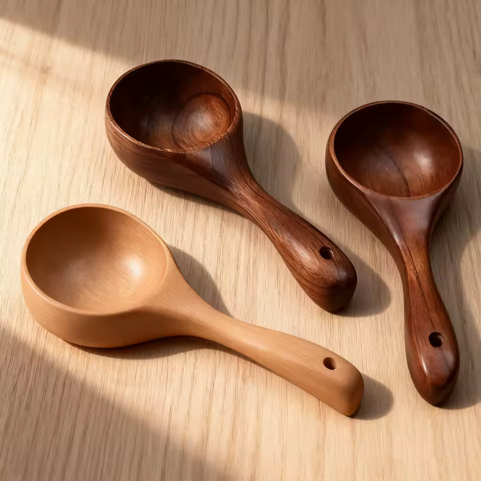 Extra-large Wooden Spoon Noodle Ramen Wooden Spoons Creative Wooden Soup Spoon For Meal
